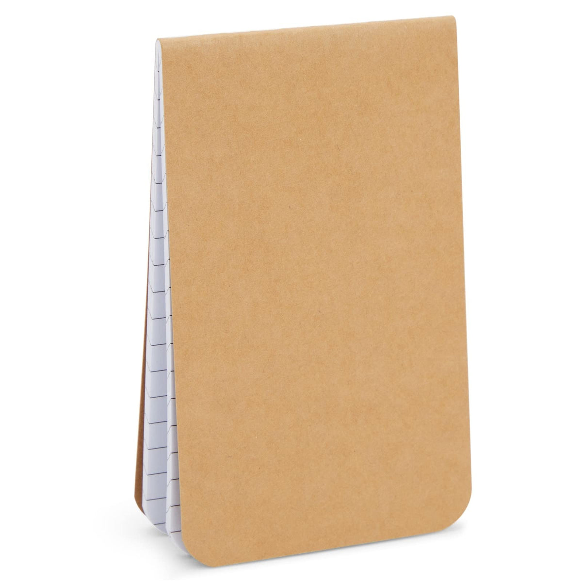 Paper Junkie Pocket Notebook - 12-Pack, 2.7 x 4.5 In, Brown Kraft Cover - Composition Book for