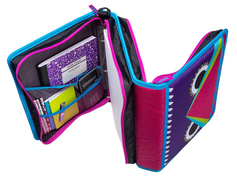 Case-it Z Shape Zipper Binder | Dual 1.5" D-Rings | 500-Sheet | Z-176-ME
