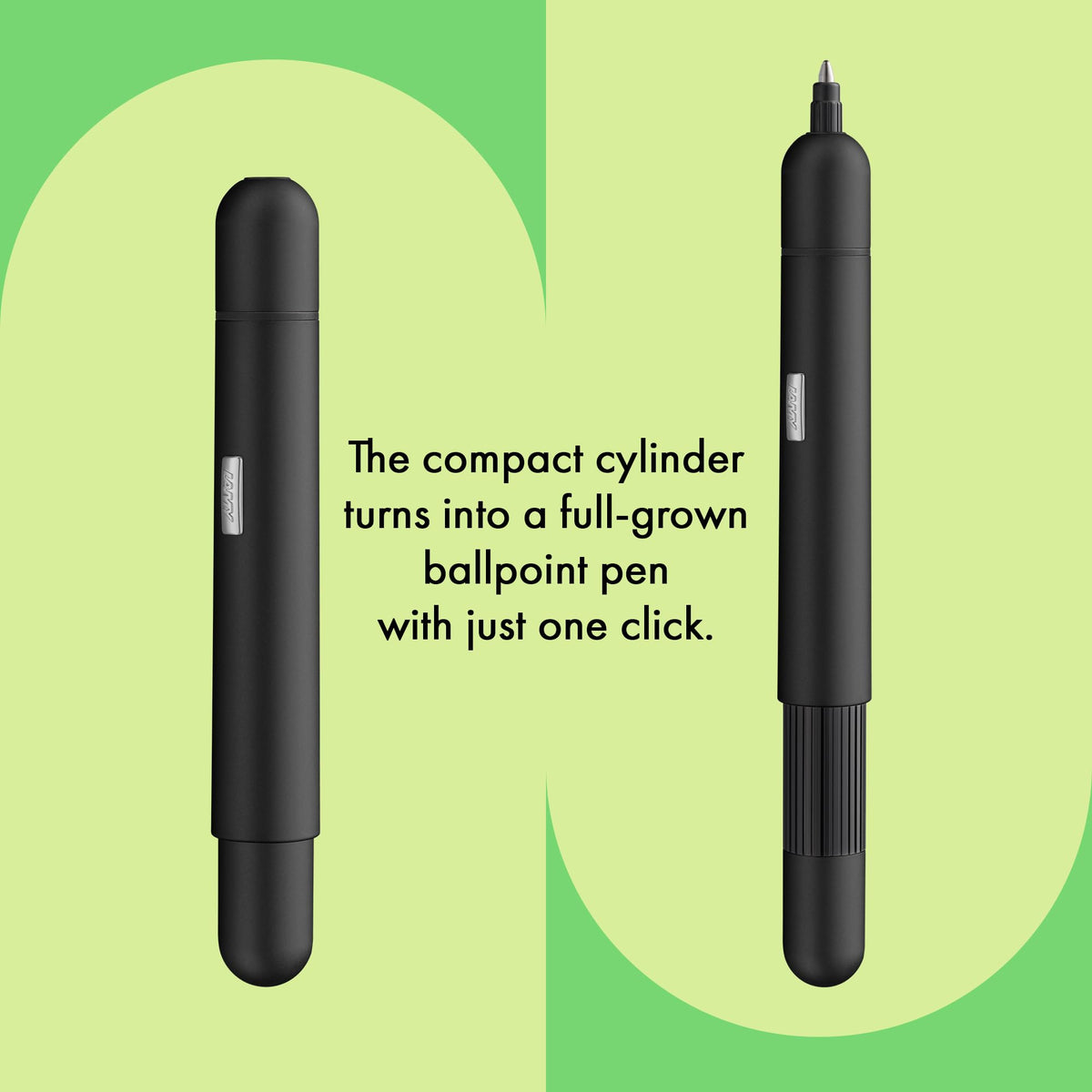 LAMY Pico Matte Black Ballpoint Pen, Oil-based, L288