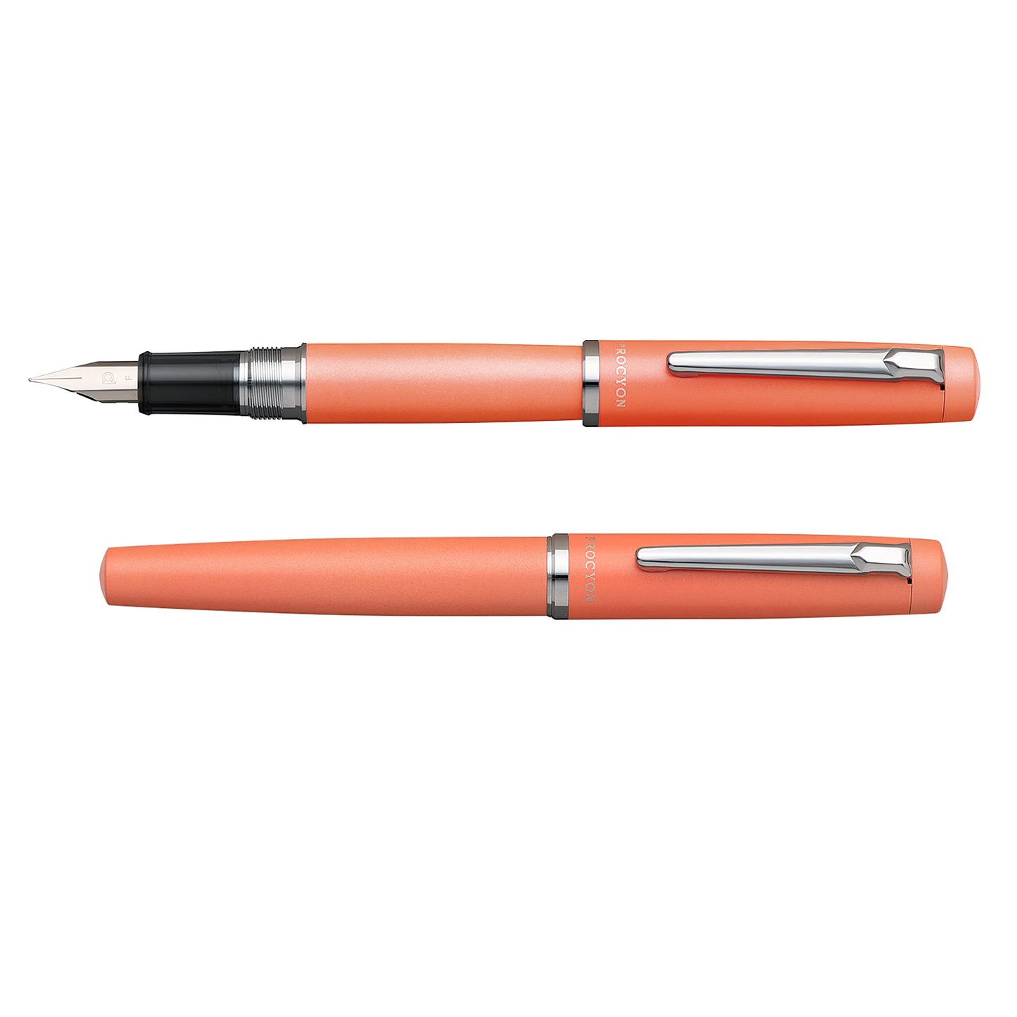 Platinum PNS-5000 25-2 Procyon #25 Fountain Pen, Persimmon Orange, Fine Point