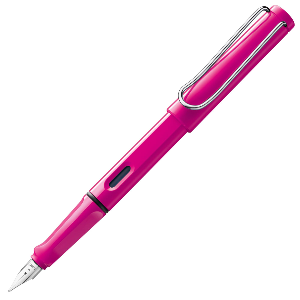 LAMY safari pink - Fountain Pen with ergonomic grip & polished steel nib in size F - ideal for any