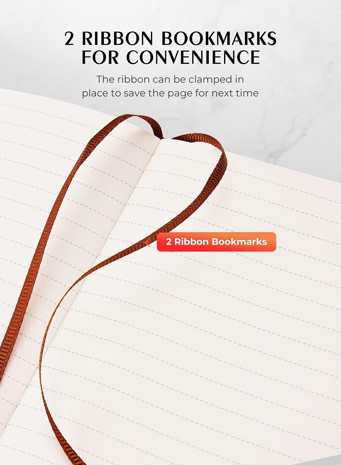 AISBUGUR Pocket Notebook 3.7" x 5.7" Small Notebook 2 Pack, Brown