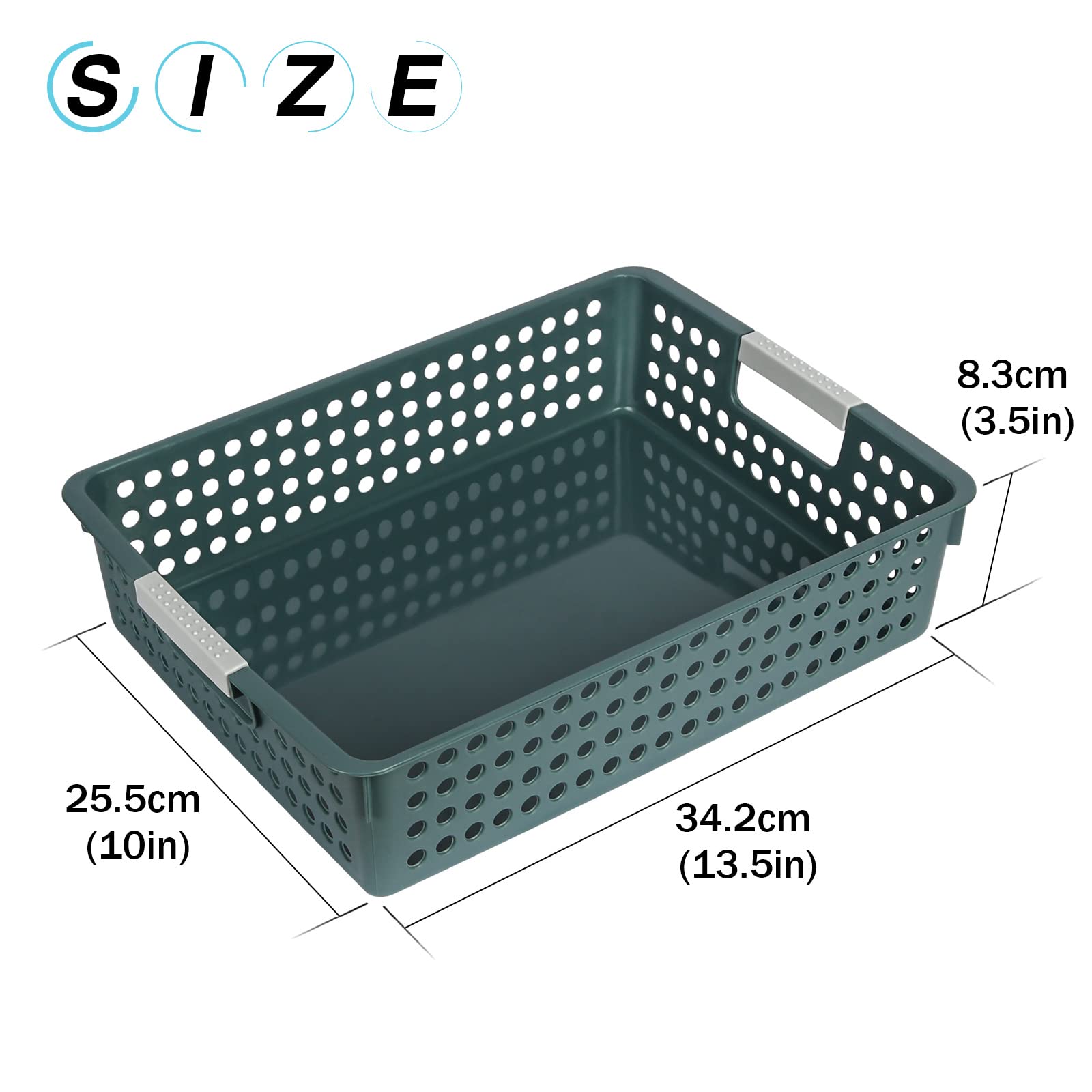 8Pcs Classroom Organization and Storage Paper Tray Holds,Fits 4A paper