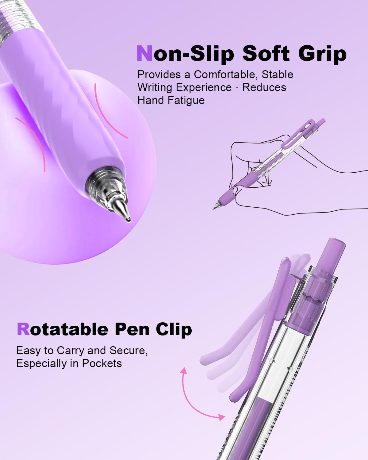 Xipan Acrylic Gel Pens for Coloring, 90 Colors Retractable Colored Pens