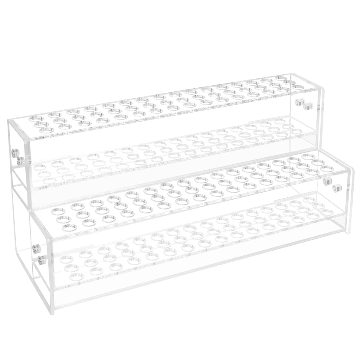 96-Slots Acrylic Pen Holder for desk,2-Tier Pen Display Stand for School