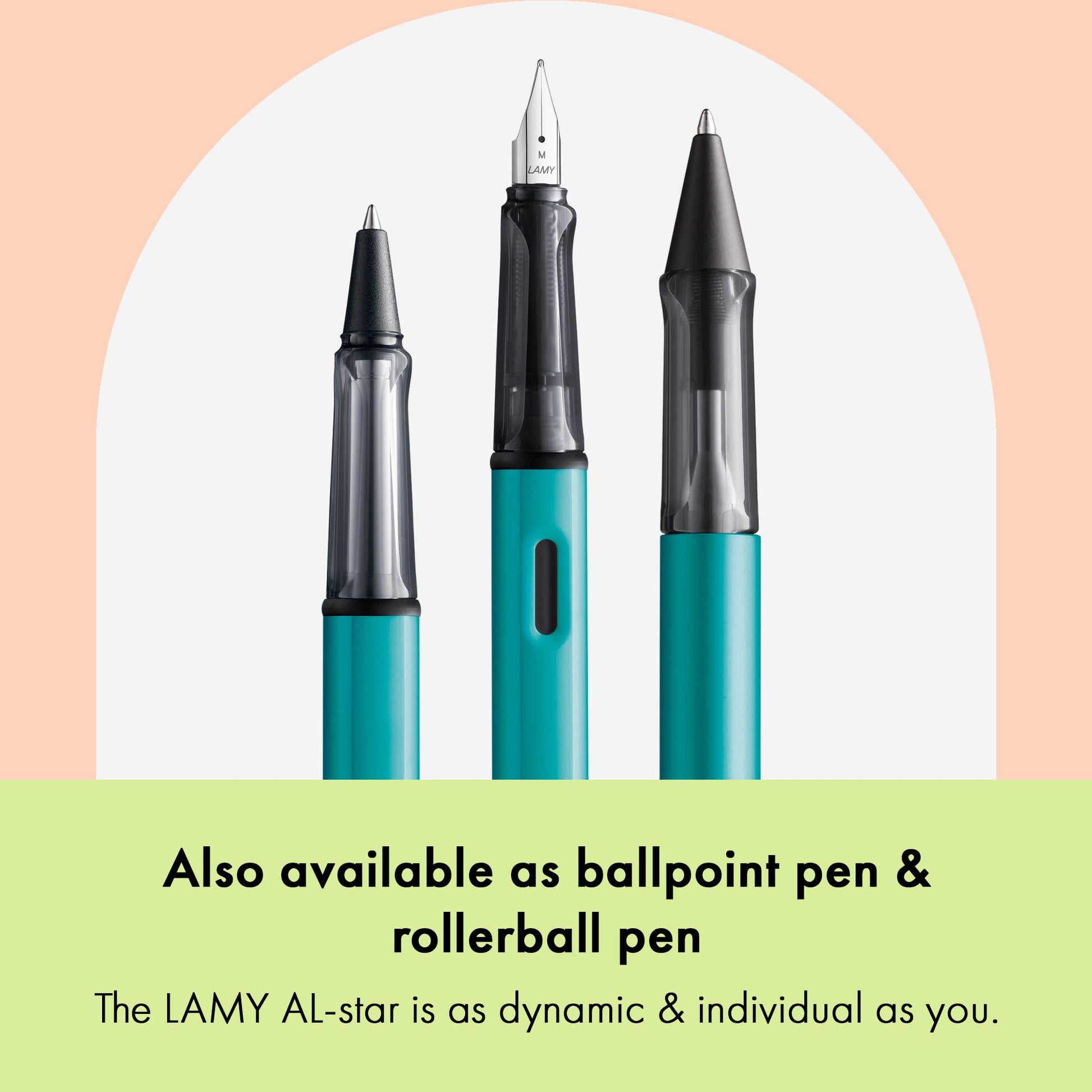 LAMY AL-star turmaline - Fountain Pen with ergonomic grip & polished steel nib in size M