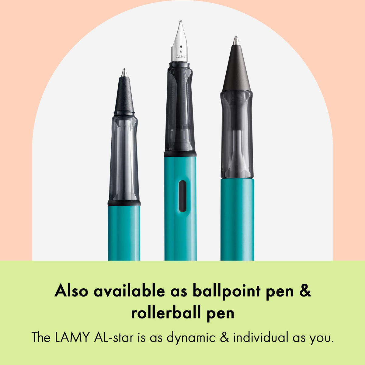 LAMY AL-star turmaline - Fountain Pen with ergonomic grip & polished Left-Handed steel nib (LH) in