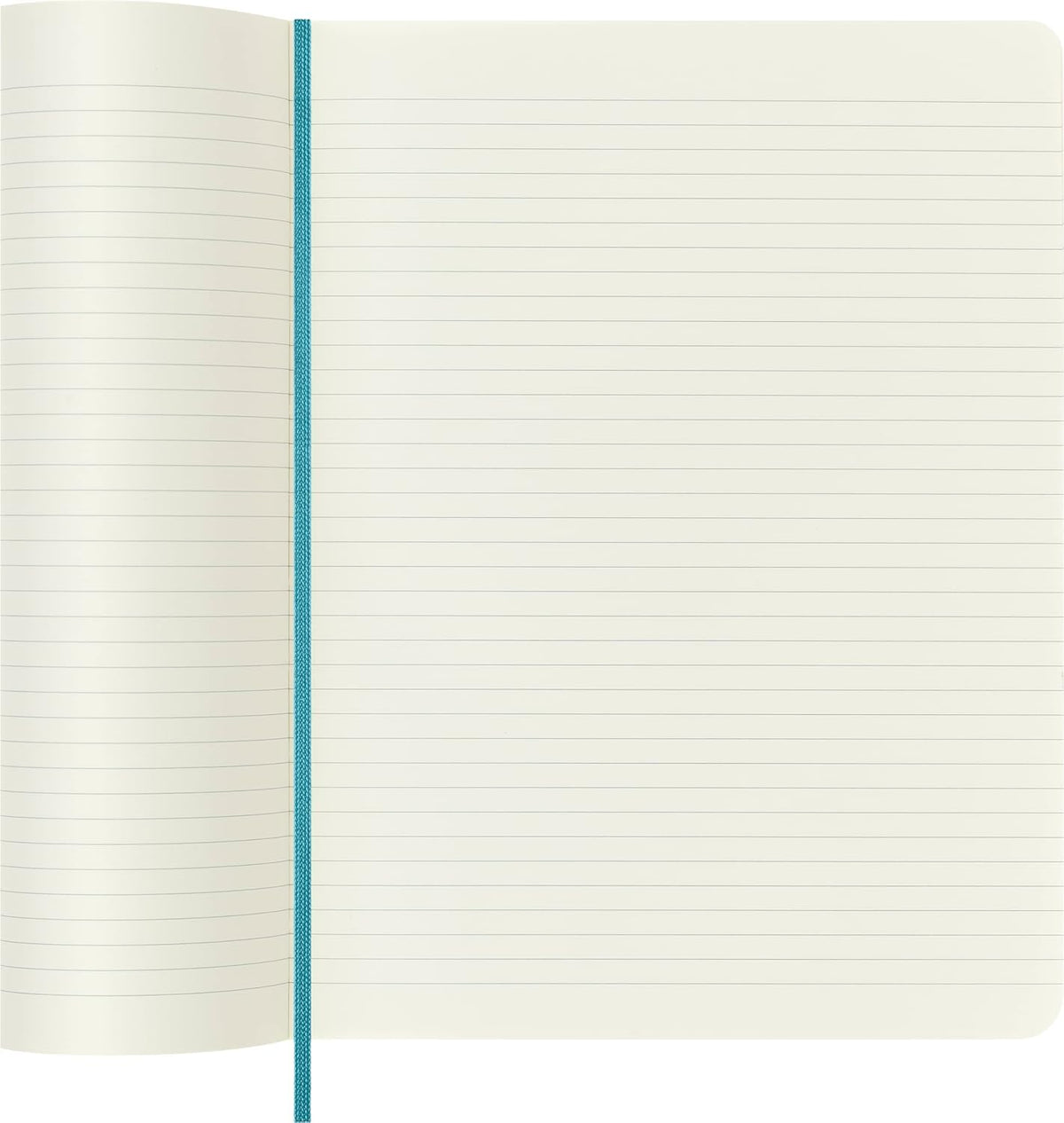 Moleskine Classic Notebook, Soft Cover, XL (7.5" x 9.5") Ruled/Lined, Reef Blue, 192 Pages