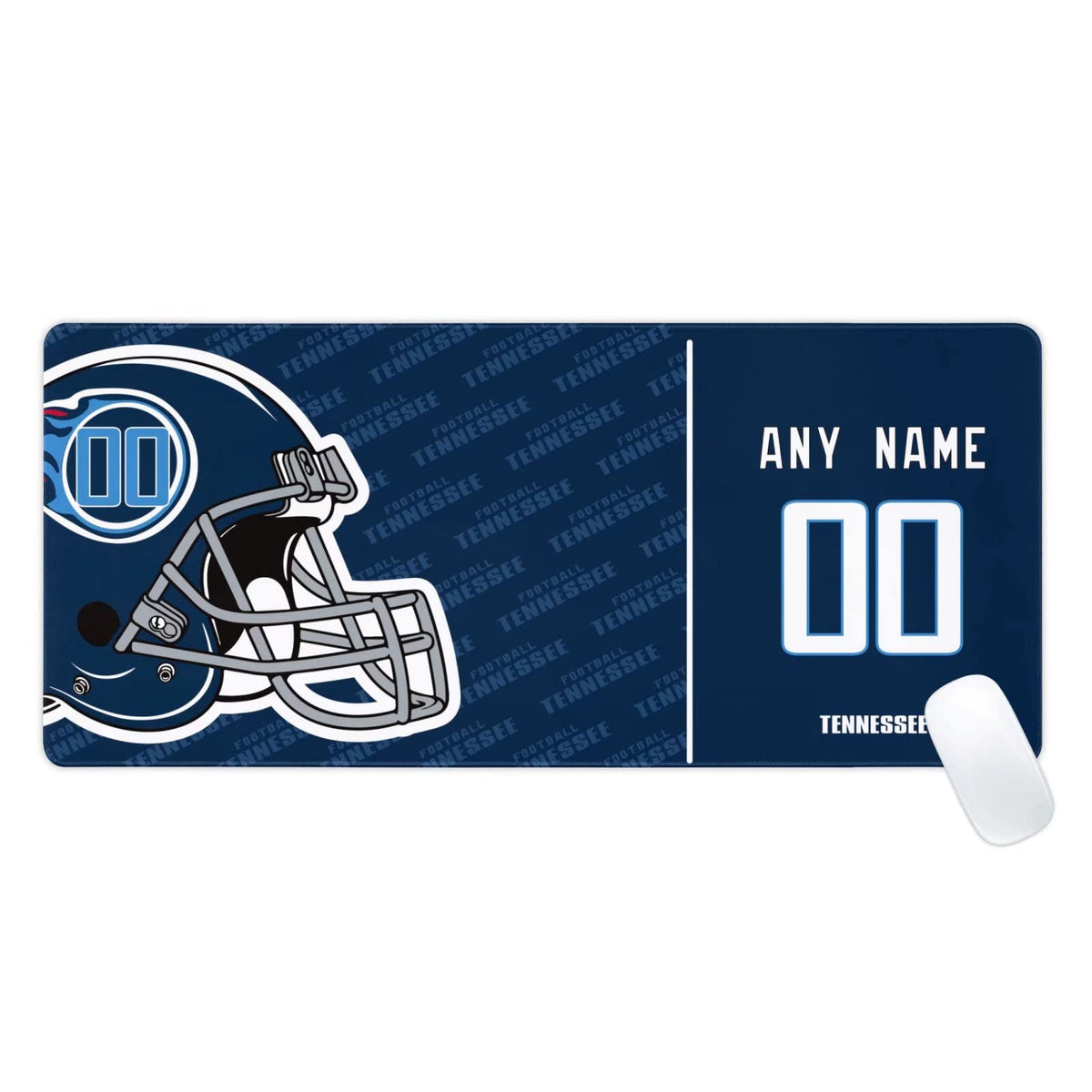 Tennessee Mouse Pad Custom any Name and Number Desk Pad for Men Women Youth Gifts