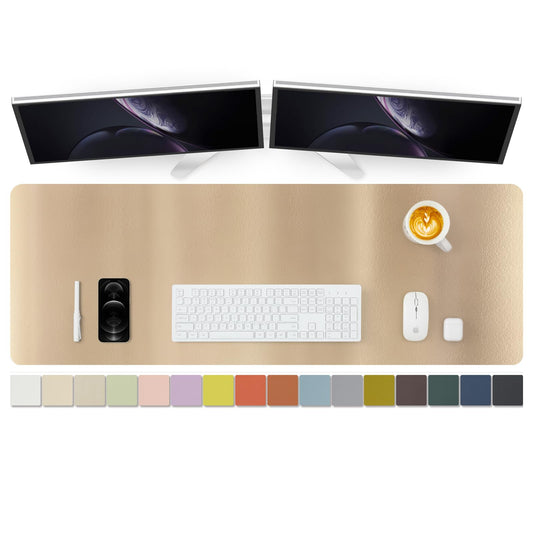 Large Desk Mat - 47.2"x 17" Non-Slip PU Desk Pad for Office and Home - Ideal for Large Mouse Pad