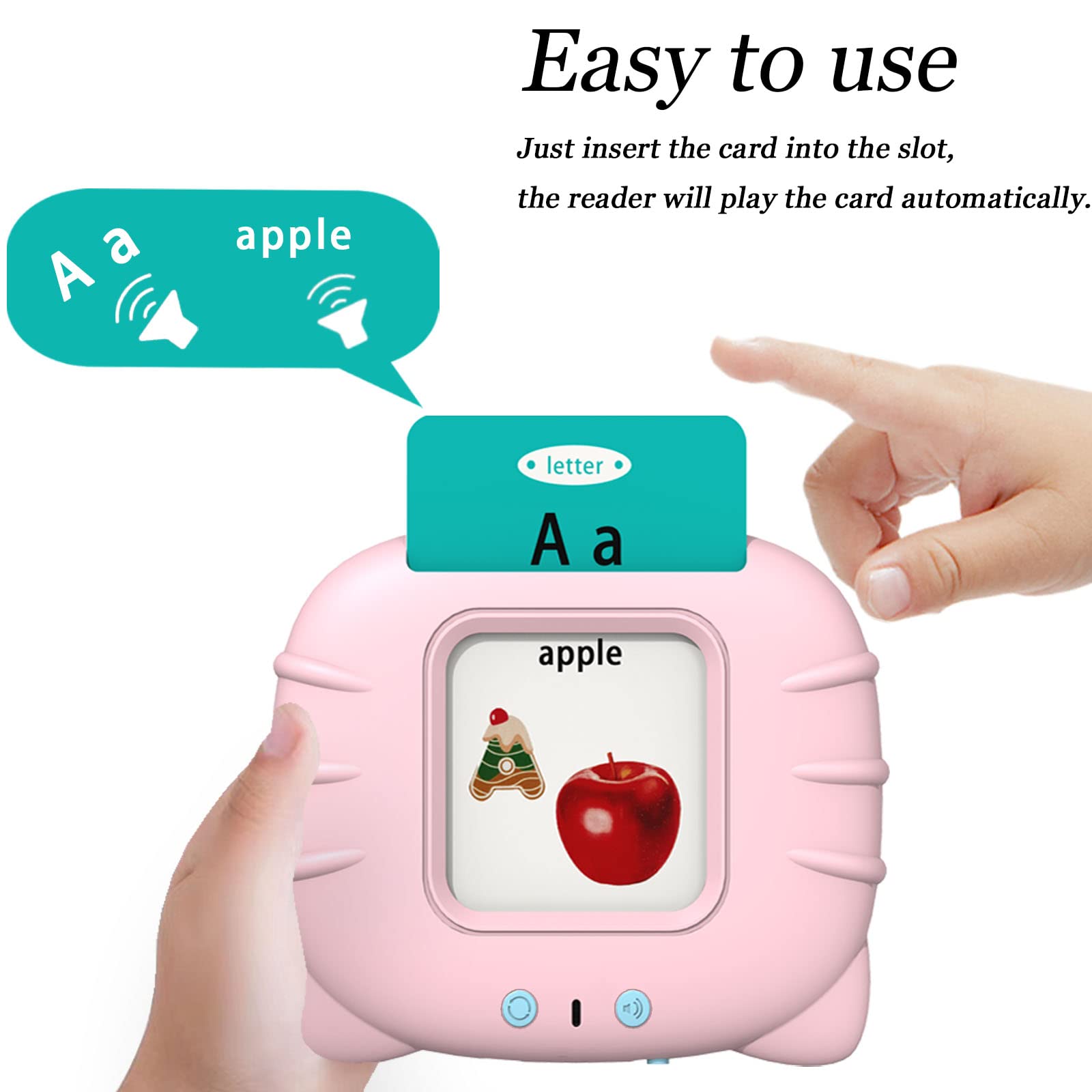 Startcan Talking Flash Cards for Toddlers 1 2 3 4 5, Speech Therapy Toys Autism Toys, ABC 123 Sight