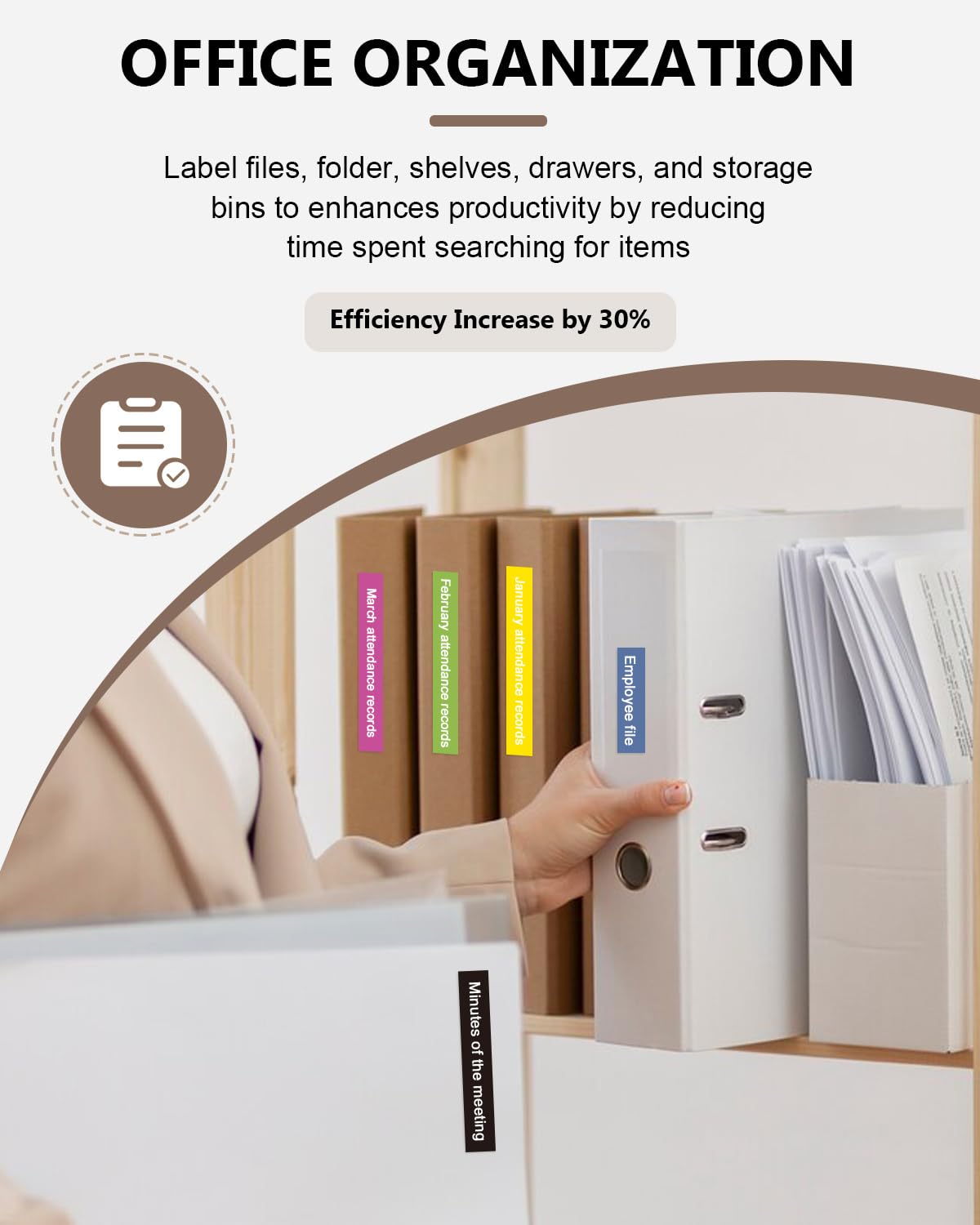 6X 12mm 0.47 Multi-Color Label Tape Compatible for Brother P Touch Tze Tape