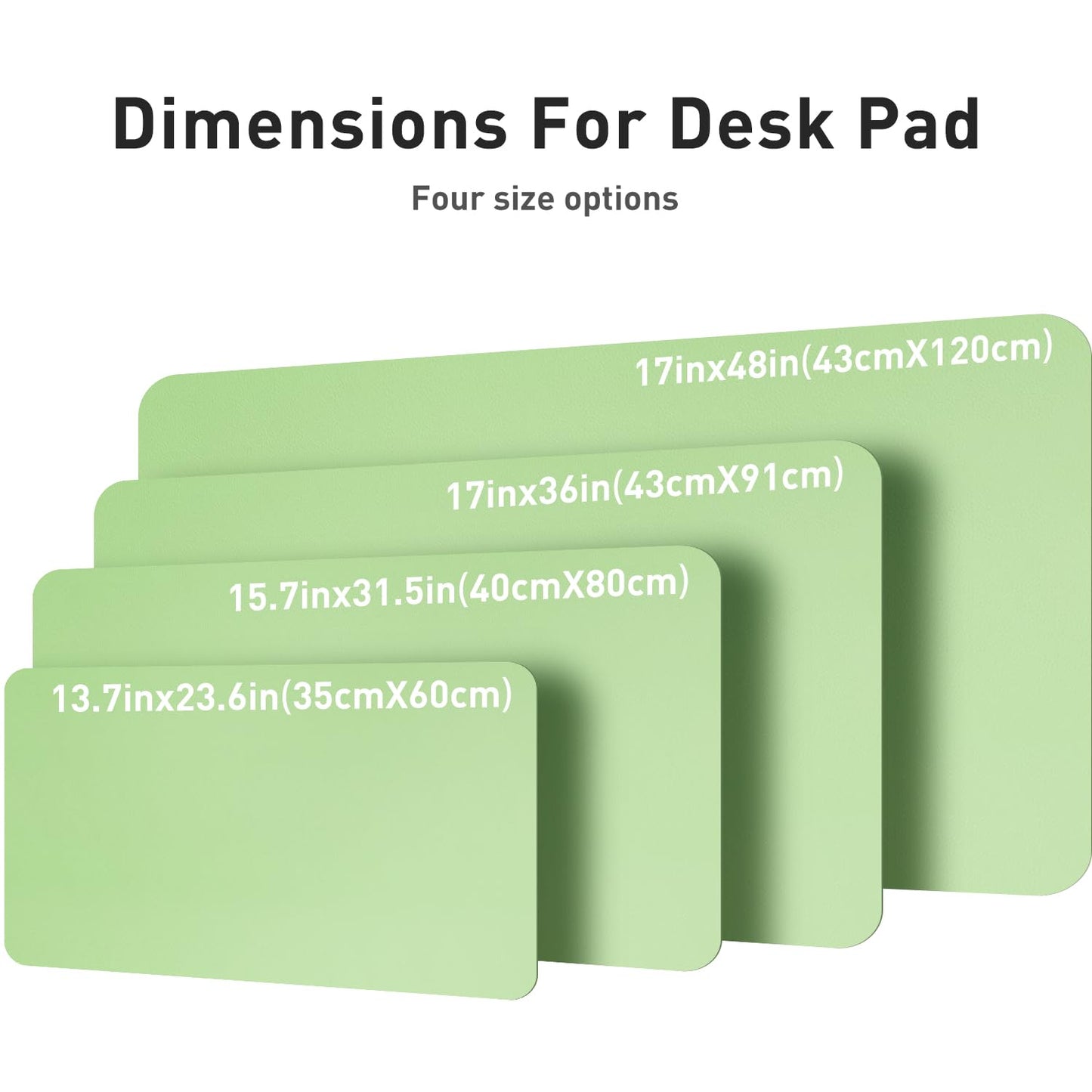 Aothia Leather Desk Pad Protector, Office Desk Mat, Large Mouse Pad, Non-Slip PU Leather Desk