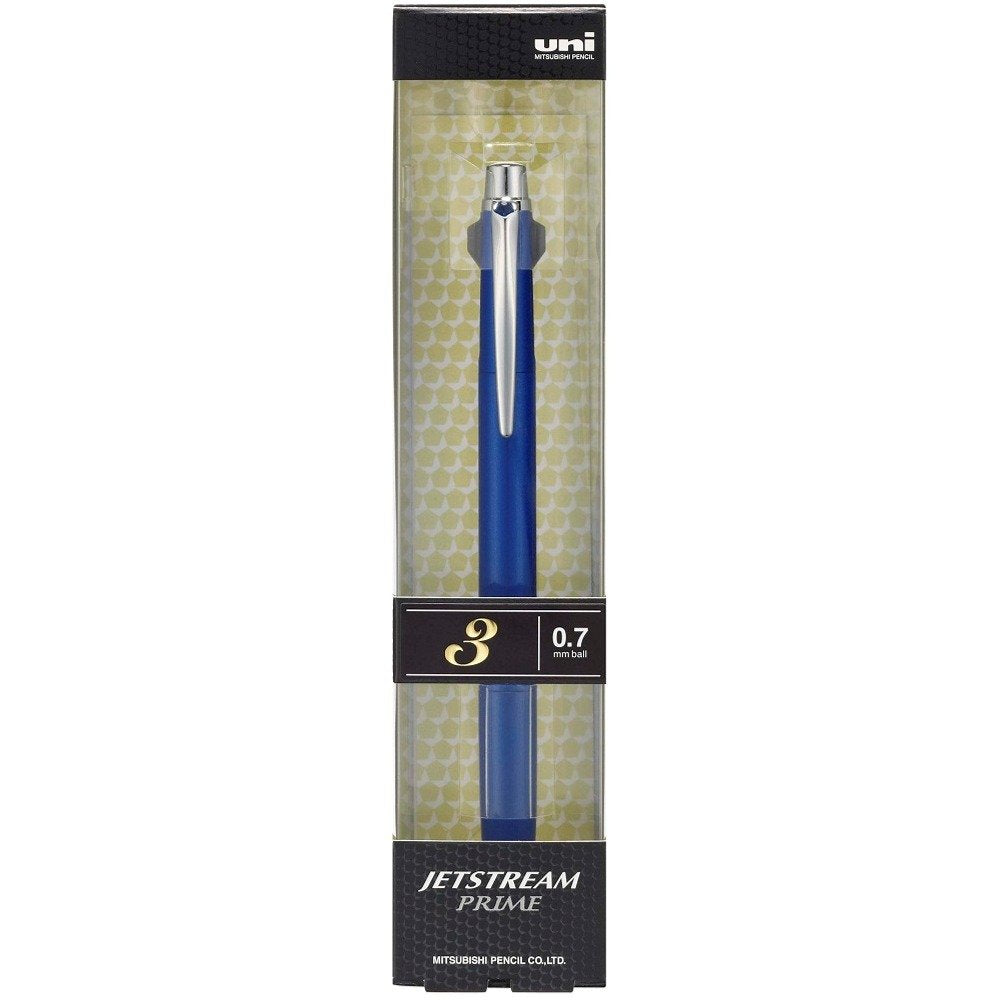 Mitsubishi Pencil SXE3300007.9 Jetstream Prime Tri-Color Ballpoint Pen, 0.03 inches (0.7 mm), Navy