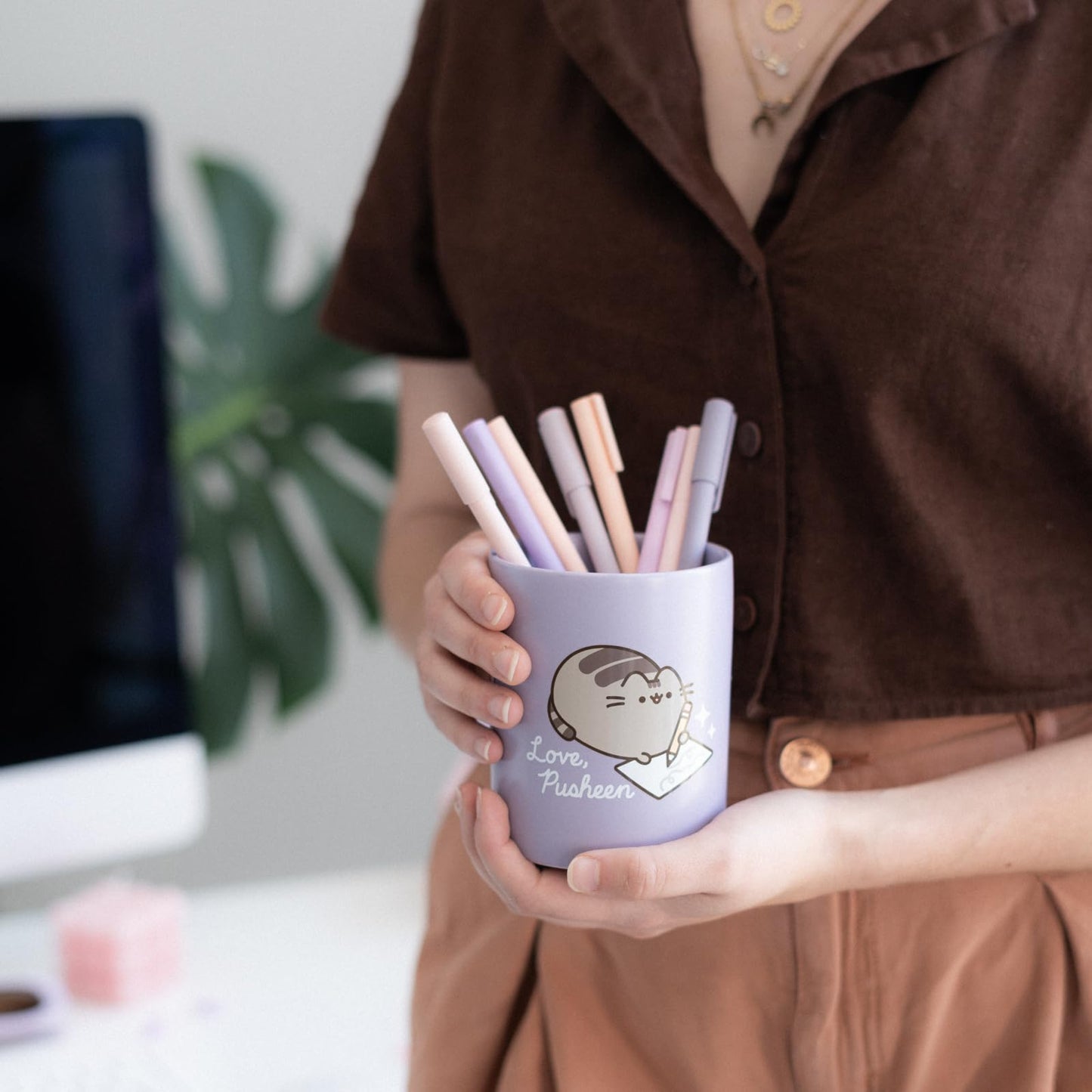 Grupo Erik Pusheen Pen Holder, Pusheen Gifts, Kawaii Accessories