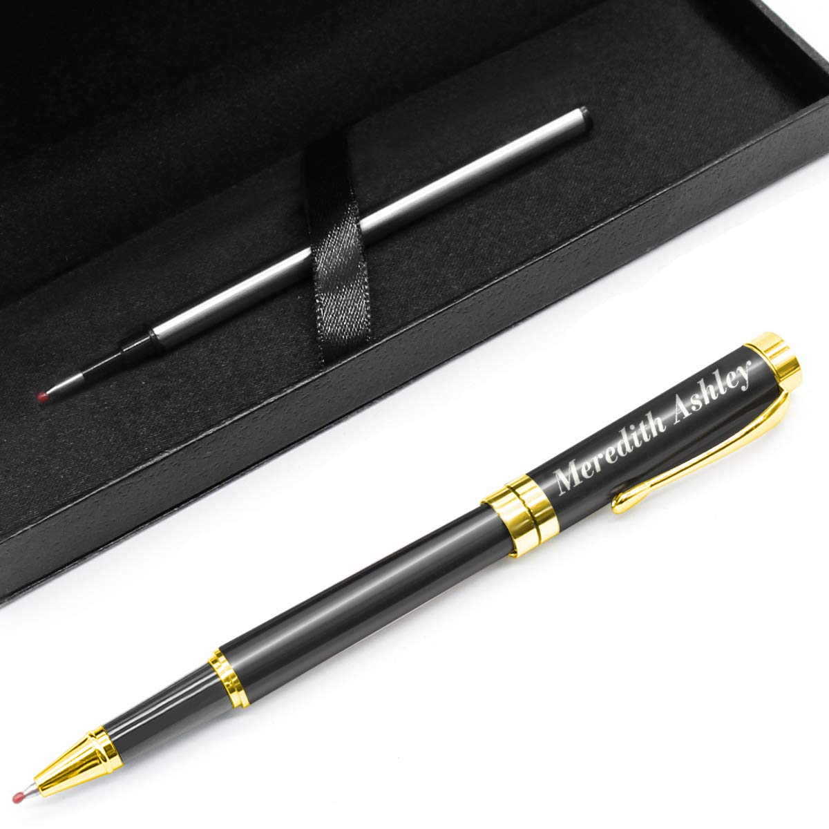 Aolun Personalized Pens,Custom Engraved Pen with Your Name Or Message,Refillable Medium