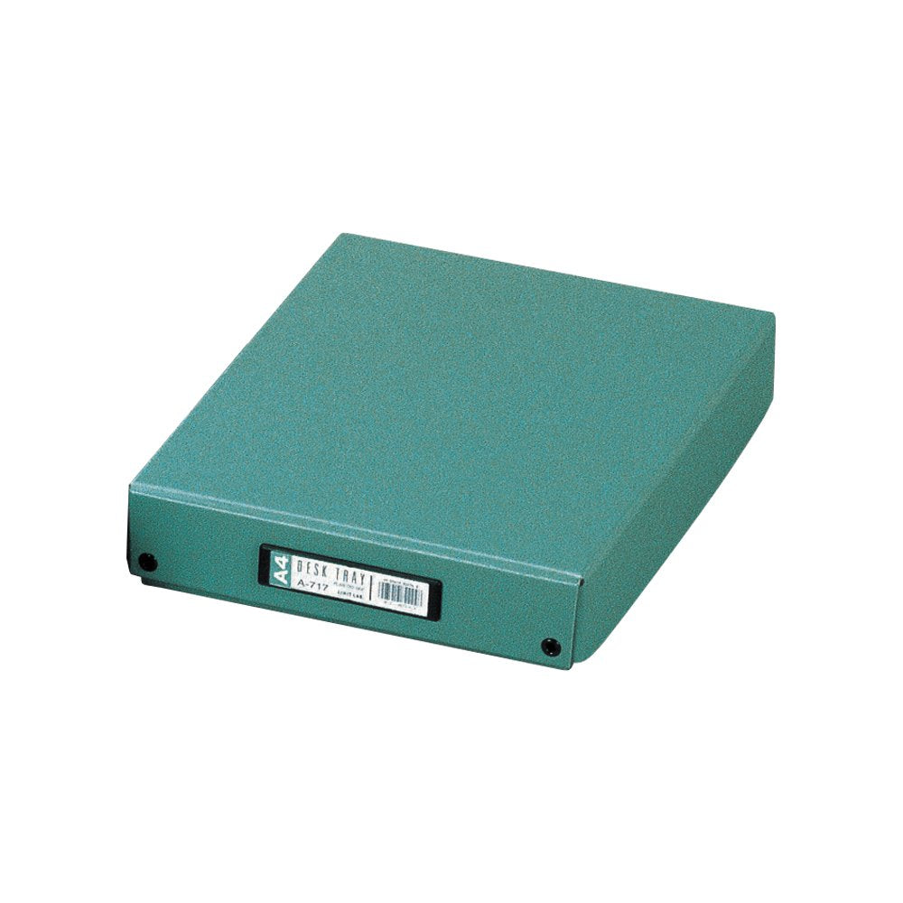 Lihit Lab Desk Tray, Tool Box, Document Storage, A4, Olive, A717 Oli