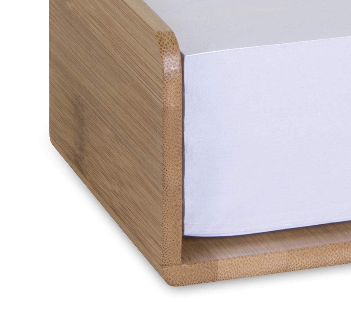 OSCO Bamboo Memo Pad Holder with 500 Sheets of Paper, BAM-MP1