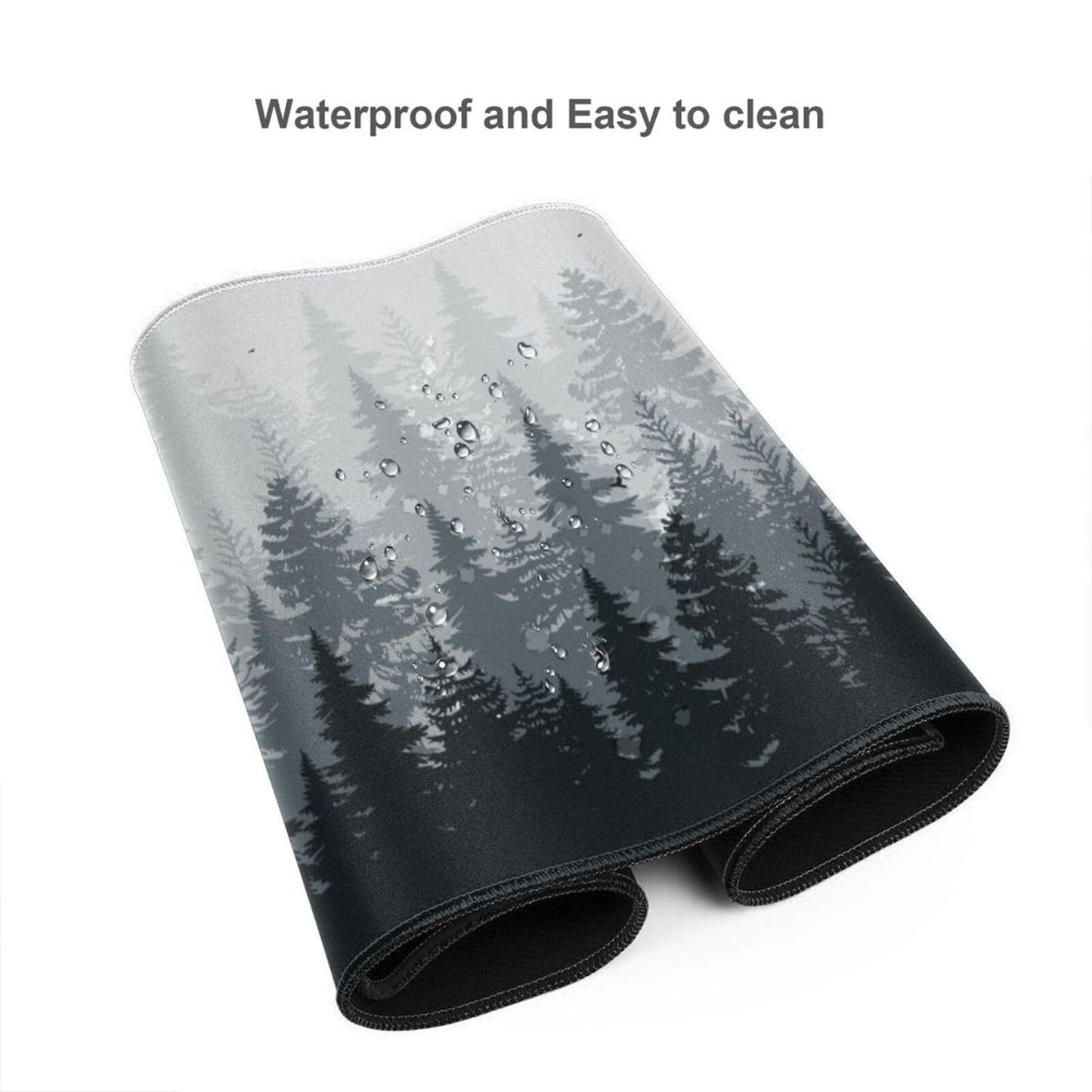 3XL Huge Mouse Pads Oversized (48''x24''),Gaming Mouse Mat Forest
