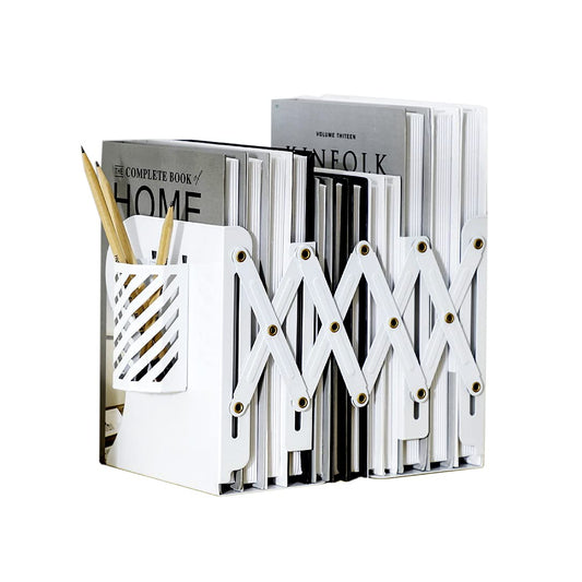 Adjustable Bookends Metal Book Ends for Heavy Book Holder Heavy Duty Bookends Nonskid Bookcase