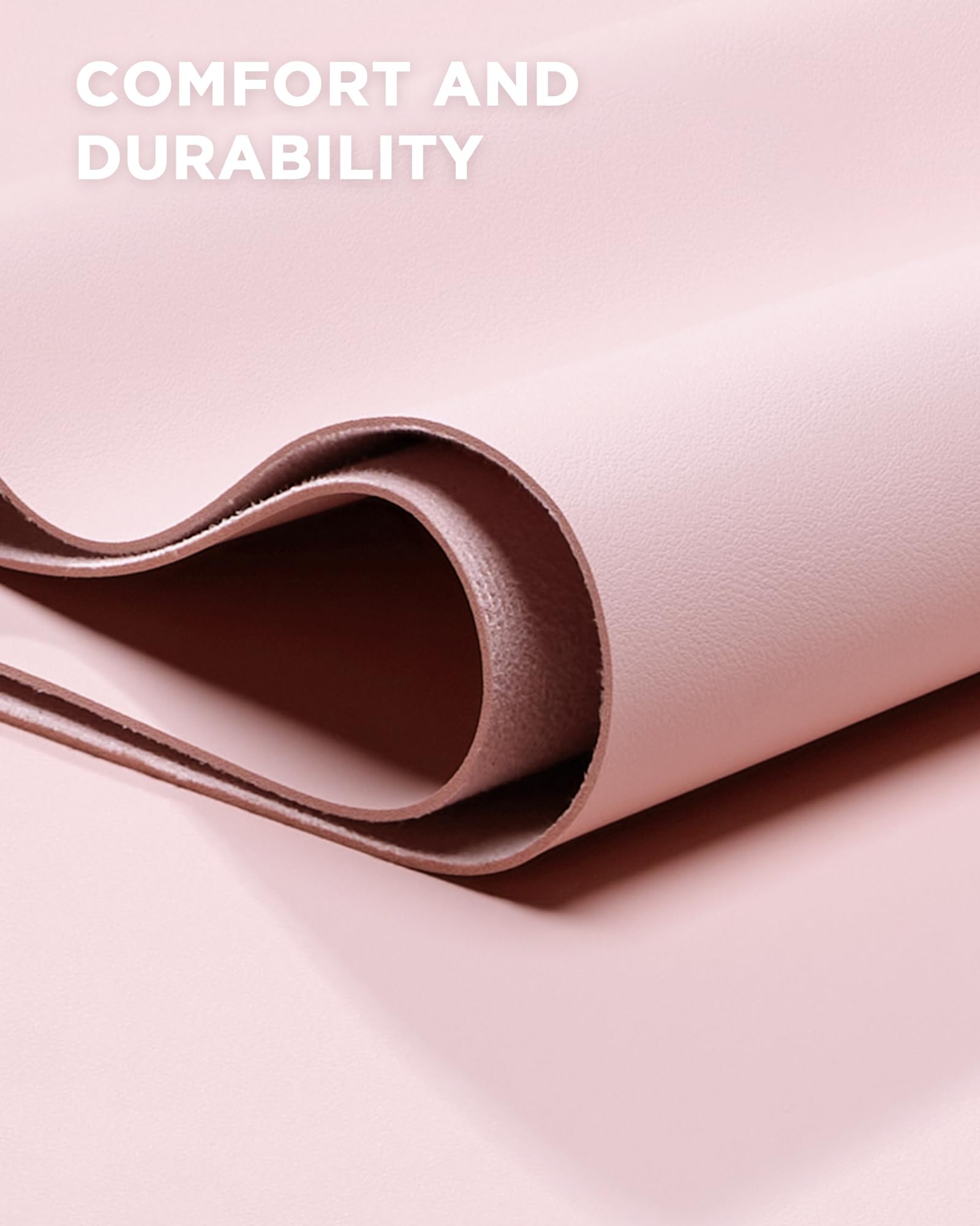 YSAGi 35.4" x 17" Large PU Leather Desk Mat for Keyboard and Mouse - Waterproof Non-Slip Desk Pad