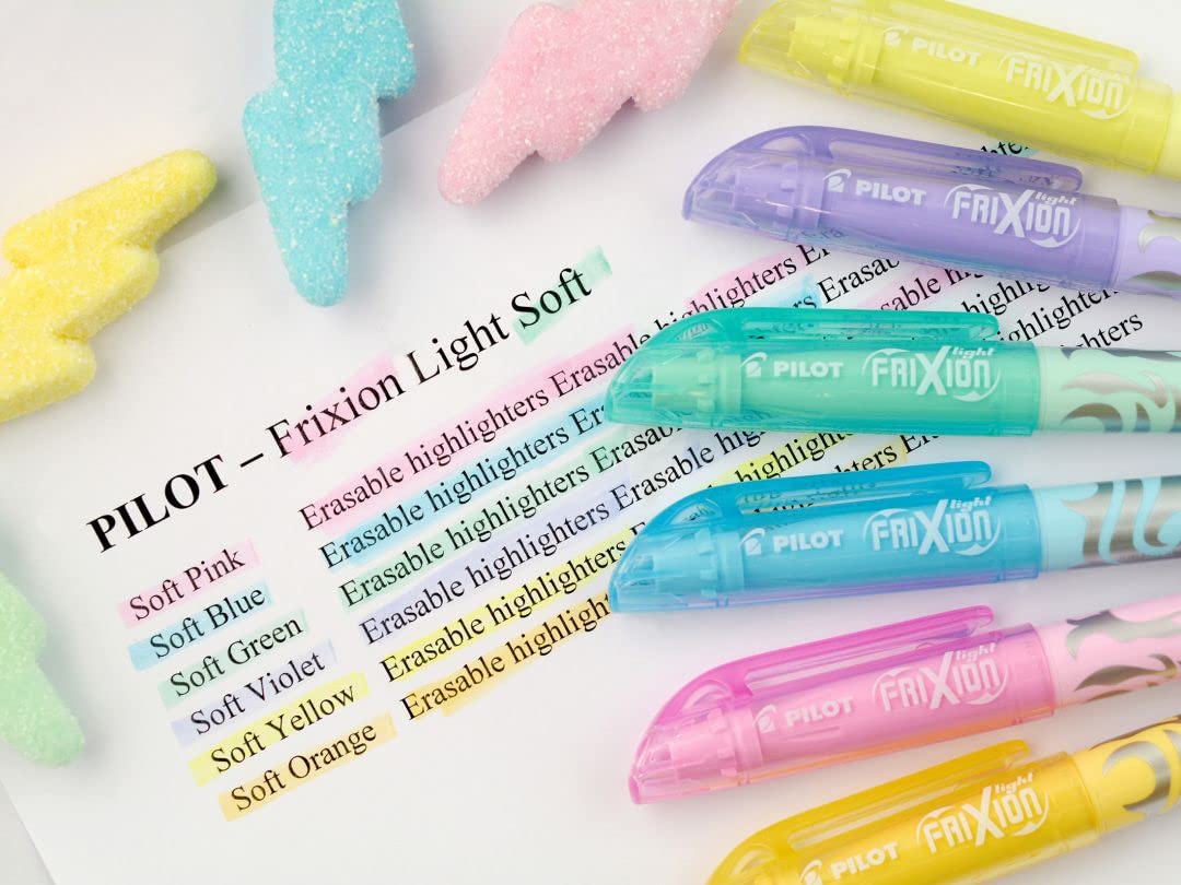 Pilot Frixion Light Soft Erasable Highlighter - Pastel Pink
