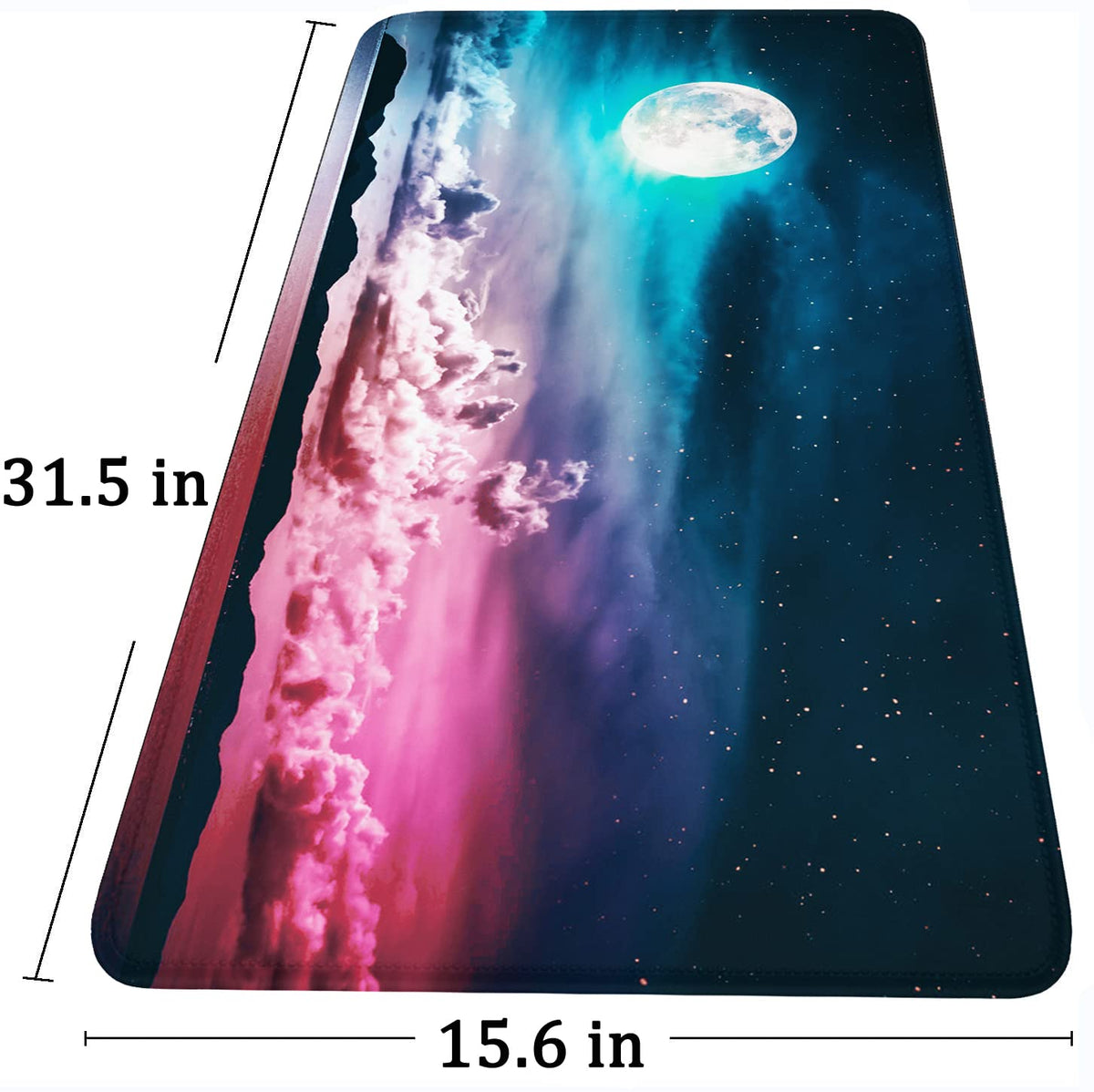 Large Mouse Pad, Gaming Mousepad, 31.5x15.7x0.12 in Extended Mouse Mat