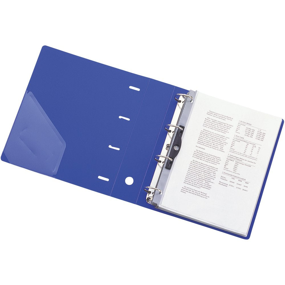 LIHITLAB D-Shaped Ring File A4 4 Holes G1280