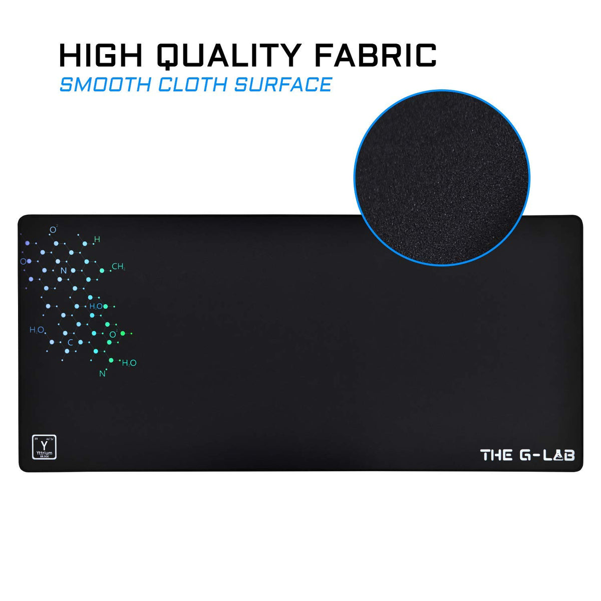 The G-Lab Yttrium Pad – XXL Mouse Mat 900 x 400 x 4 mm – Large Gaming Mouse