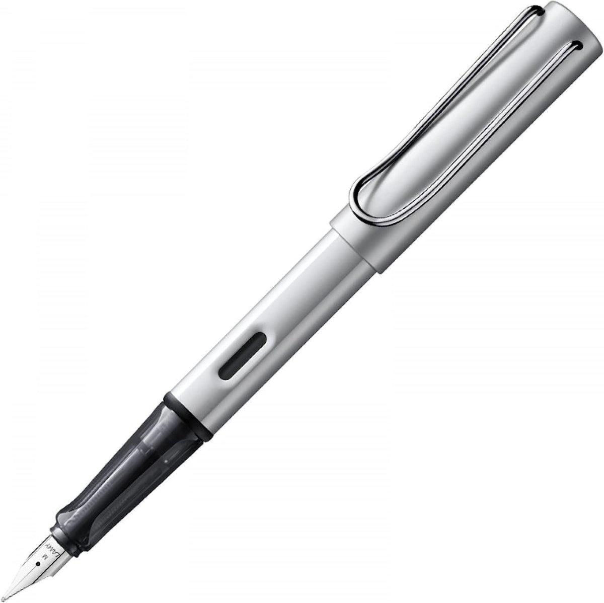 LAMY AL-star whitesilver - Fountain Pen with ergonomic grip & polished steel nib in size F
