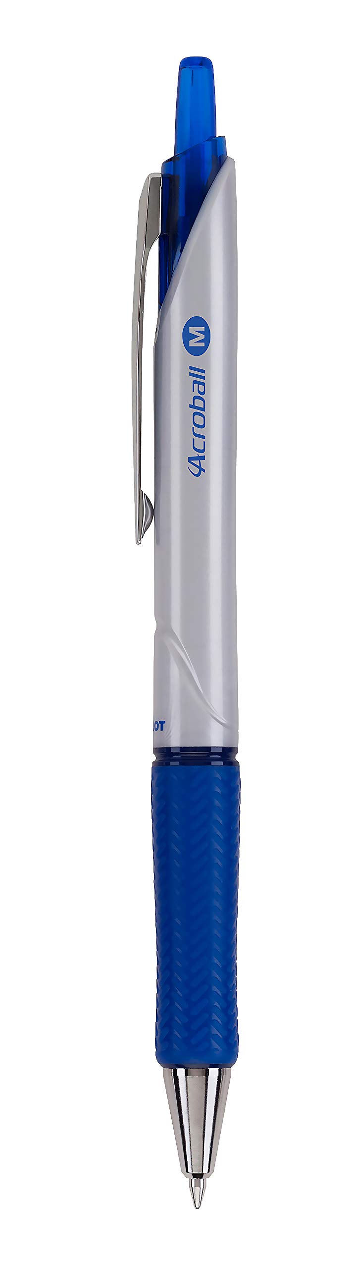 PILOT Acroball Colors Advanced Ink Ball Point Pens, 1.0mm, Blue, 12-Pack