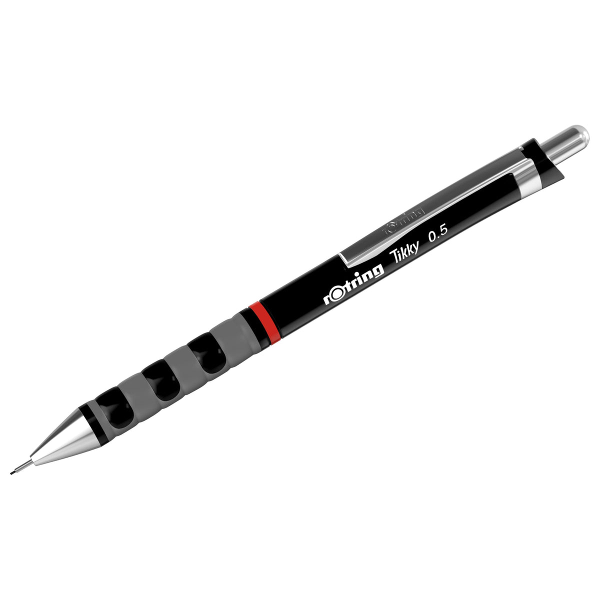 rOtring Tikky Set of Fine Lead Pen, Ballpoint Pen, Eraser and Refills | Pencil with HB Lead, 0.5