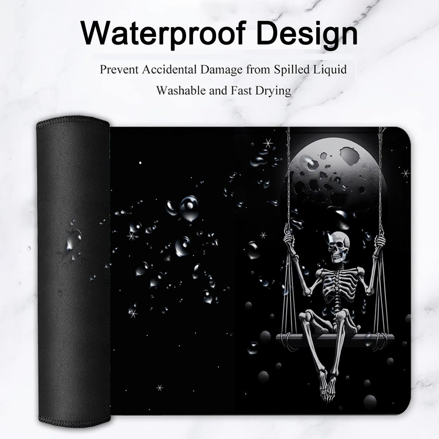 Large Mouse Pad, 31.5 x 11.8in Extended Gaming Mouse Pad with Stitched Edges,XXL Mousepad Protector