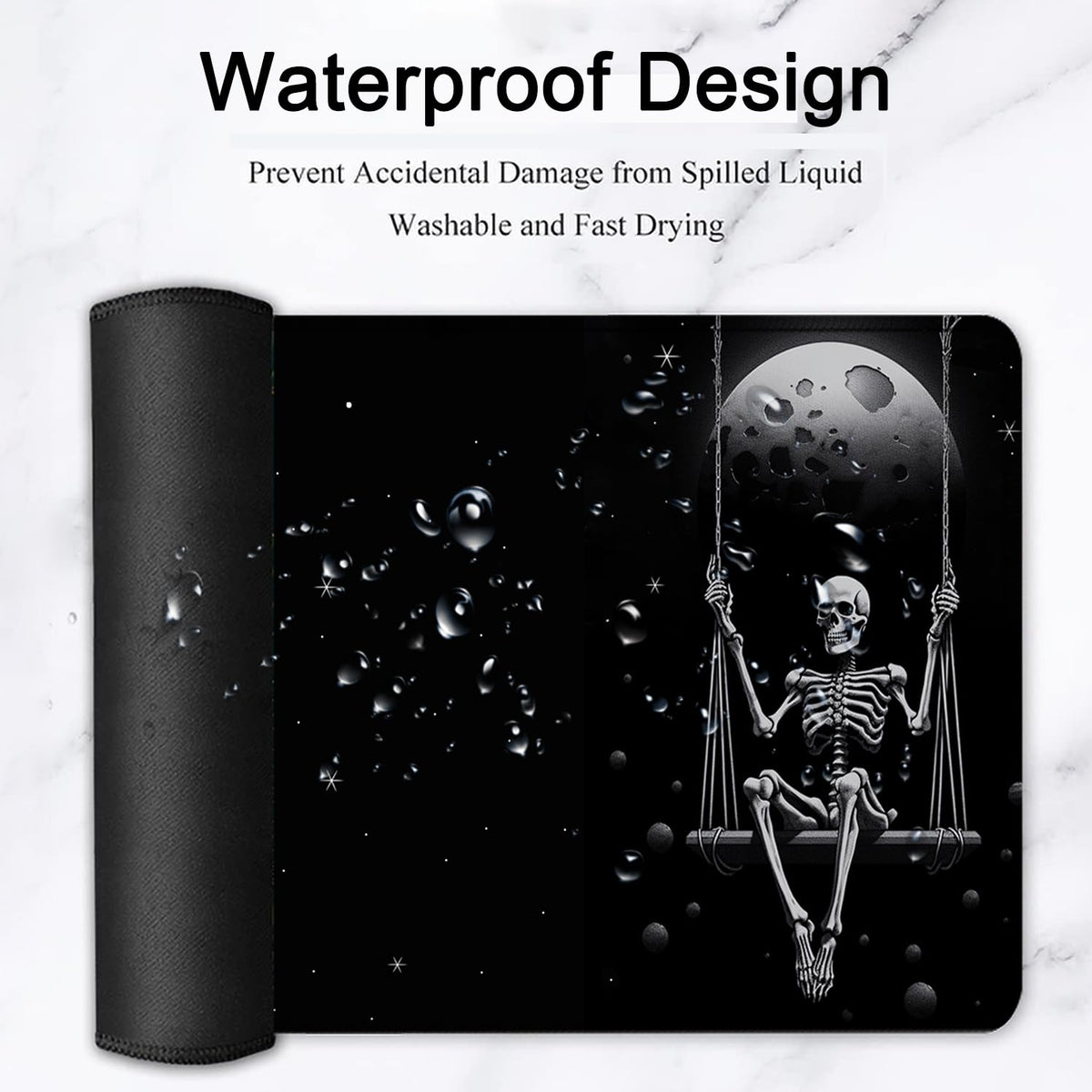 Large Mouse Pad, 31.5 x 11.8in Extended Gaming Mouse Pad with Stitched Edges,XXL Mousepad Protector
