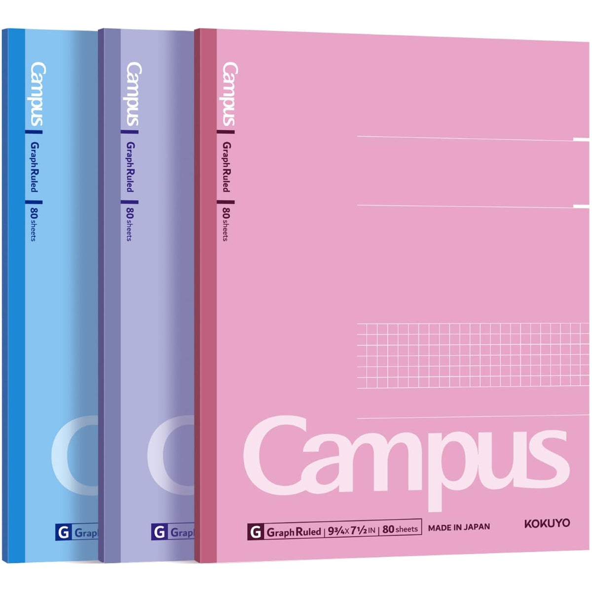 KOKUYO Composition Notebooks, Campus 9-3/4" 7-1/2" Comp Book, Wide Ruled