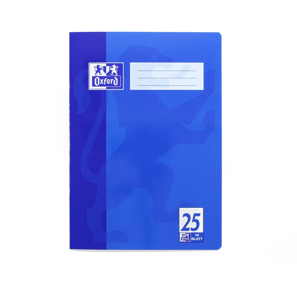 Oxford 100050400 School Exercise Book Ruling 25 - Lined with Margin Pack of 1 Pack of 1.