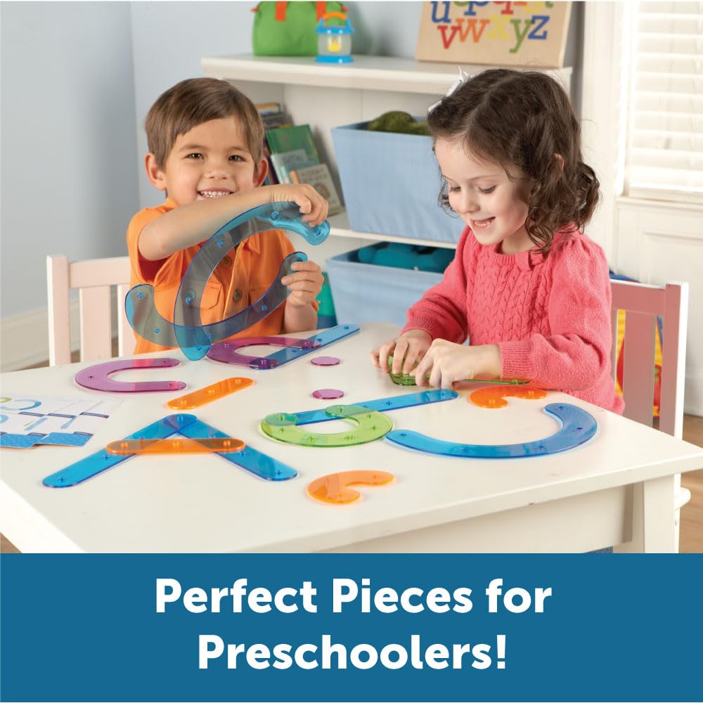 Learning Resources Letter Construction Activity Set - Alphabet Montessori Toys, Toddler Writing