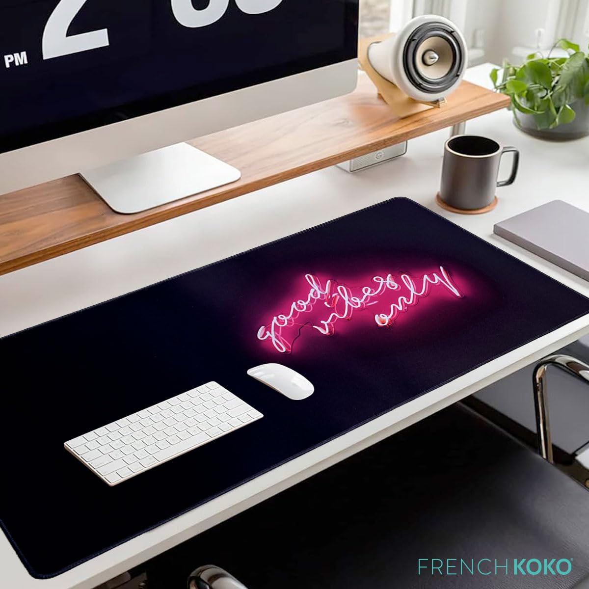 French KOKO Large Mouse Pad Desk Mat Protector Keyboard Pad Desktop Office School Decor Big