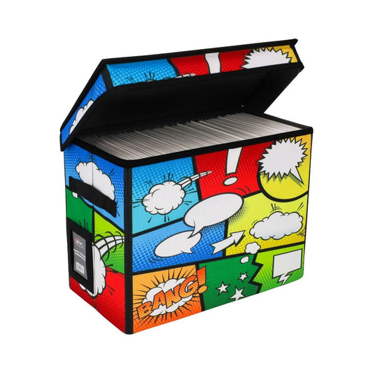 BCW Comic Foldaway | Collapsible Comic Book Storage Tote for 125-150 Comic Books | Foldable Box for