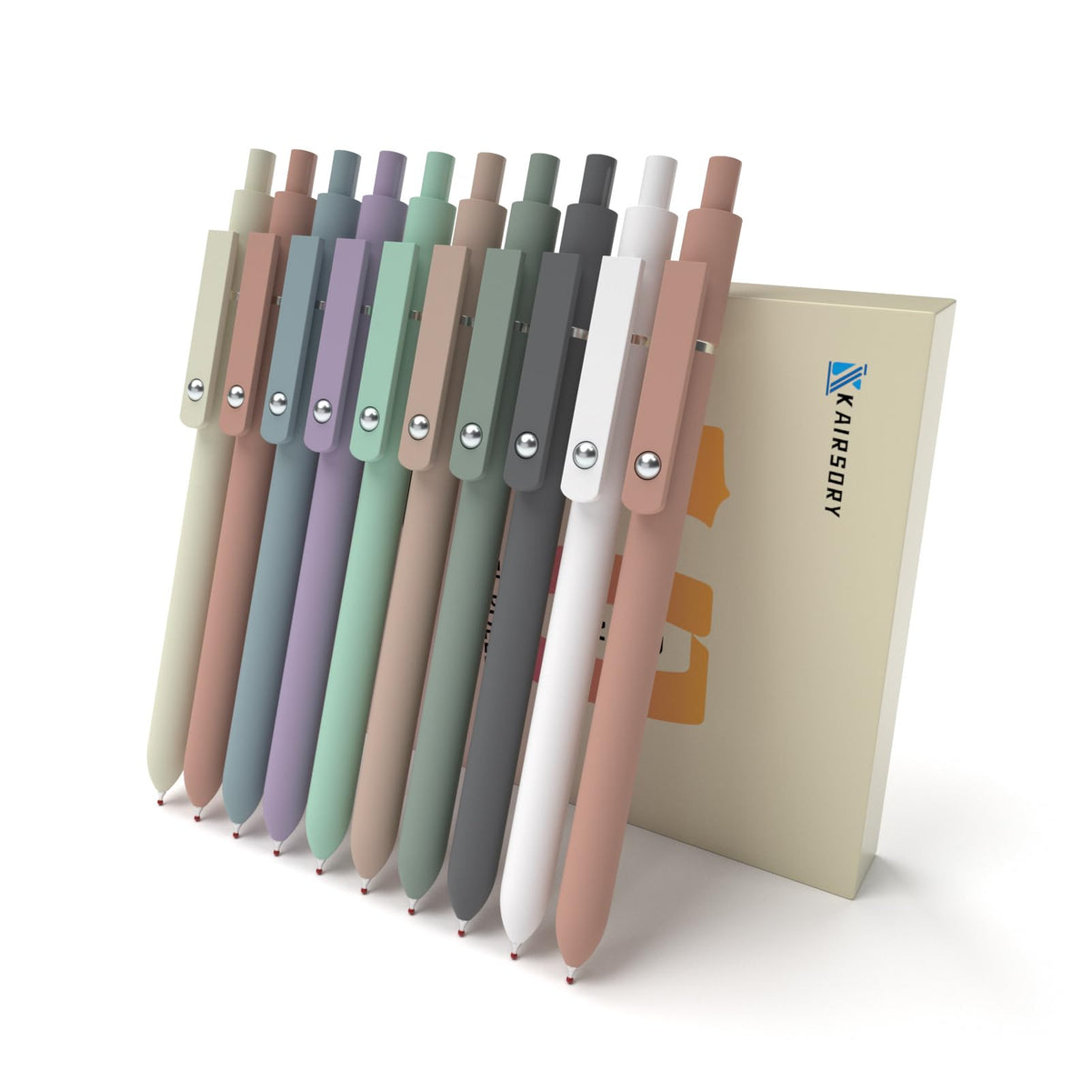 Morandi Gel Pen,0.5mm Quick Dry Black Ink,High-End Series Retractable Pens stationery for women &