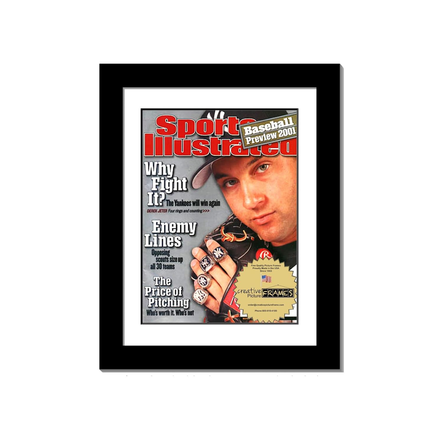 Creative Picture Frames 8.5 x 11.25 Magazine Frame with Full-Strength Glass, Holds Up To A 1/4"