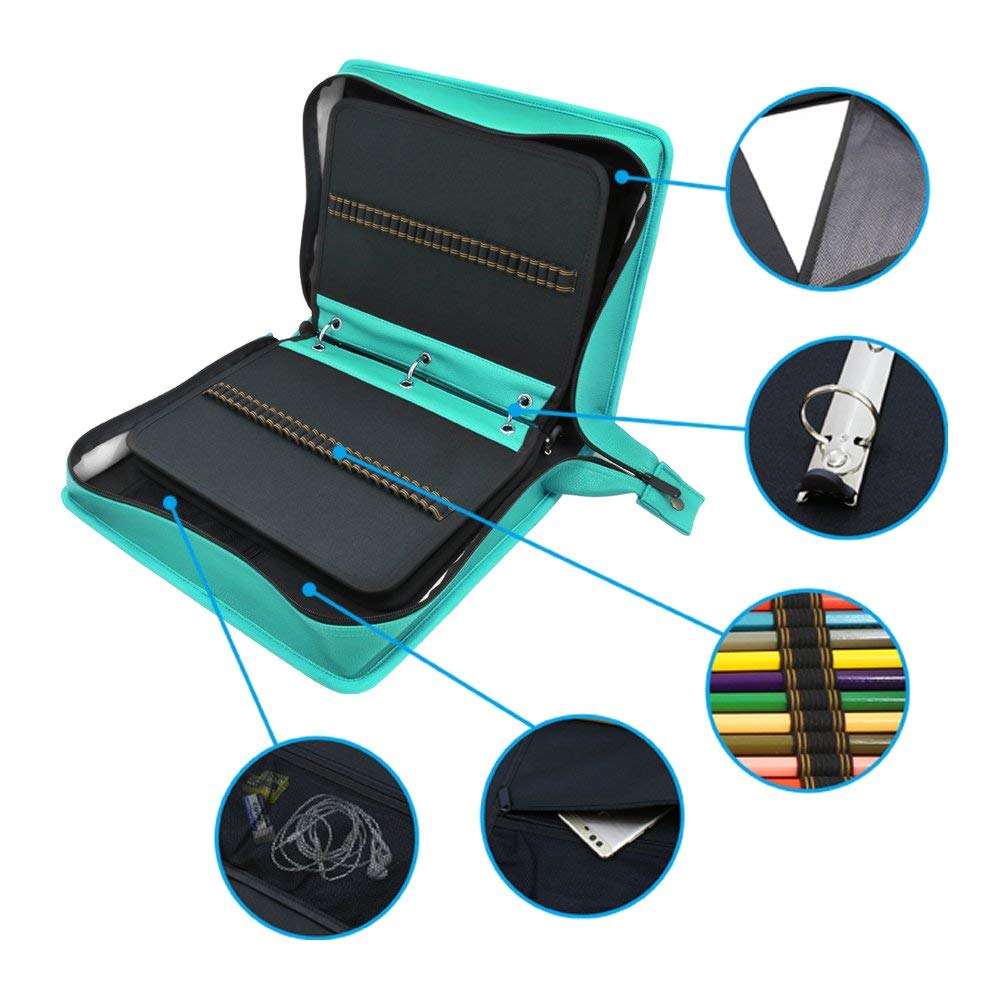 YOUSHARES 200 + 16 Slots Pencil Case & Extra Pencil Layer Holder - Bundle for Prismacolor