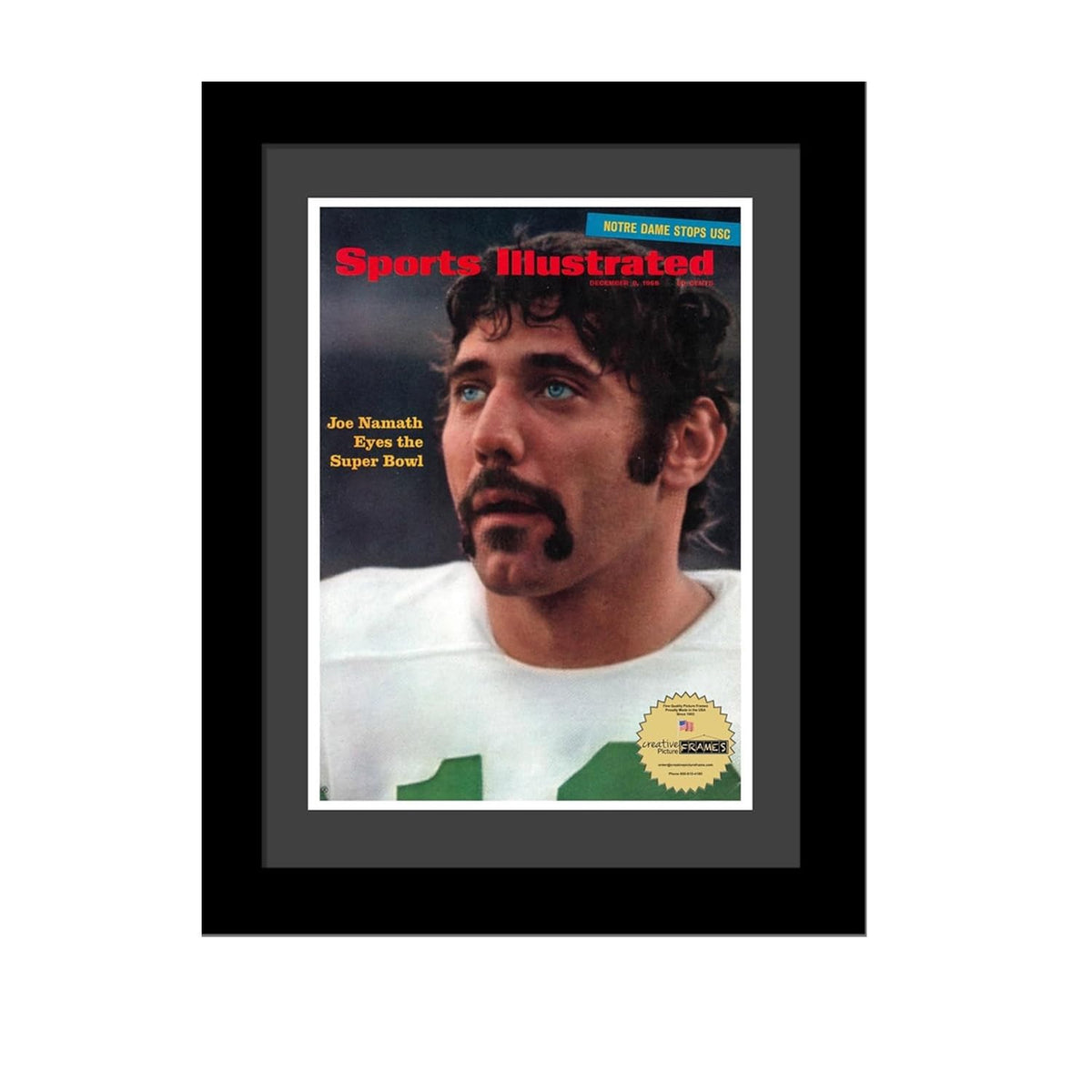 Creative Picture Frames 8.25" x 11" Sports Illustrated Magazine Display Frame, Suitable for Up to