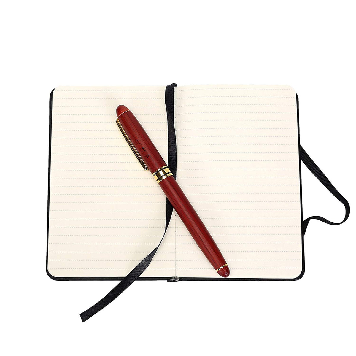 ZZTX Small Pocket Notebook 3.5" x 5.5" with Black 2 Pack