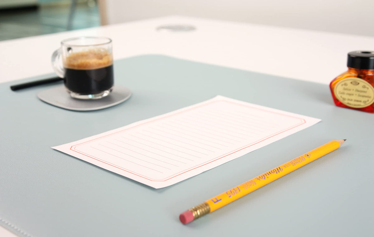 NODITO Dual-Sided Leather Desk Pad,Blotter for Laptop Computer,Mouse Pad,Writing,Drawing,Arts and