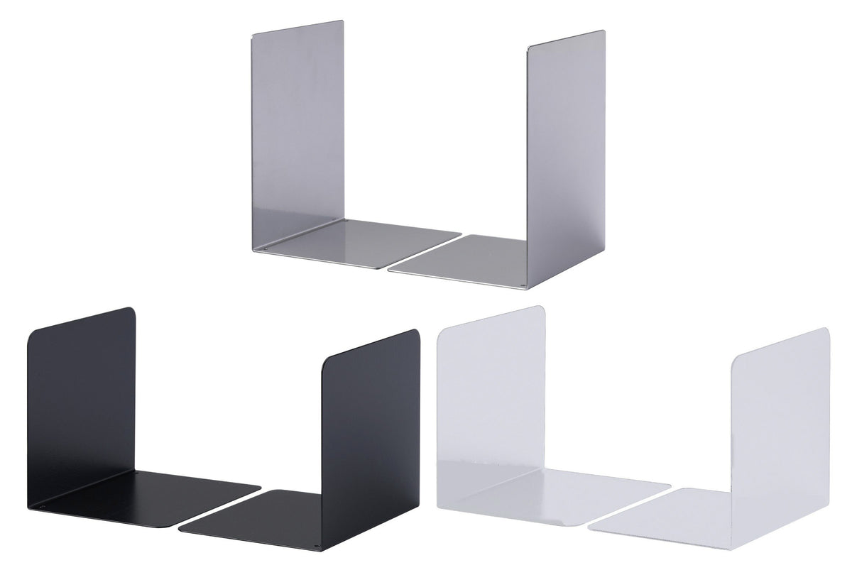 Durable S Size Bookends - Black