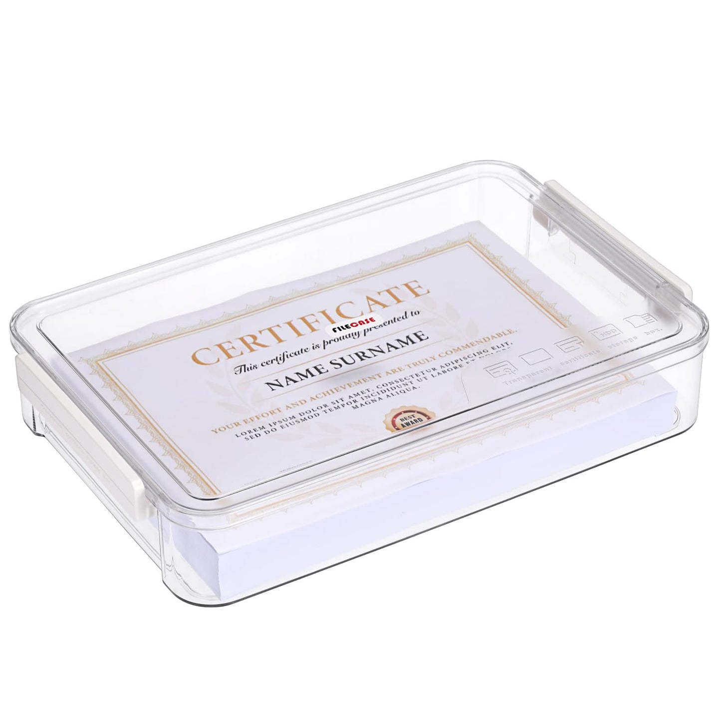 BTSKY 1 Pack Plastic Storage Containers with Lids, Portable Project Case