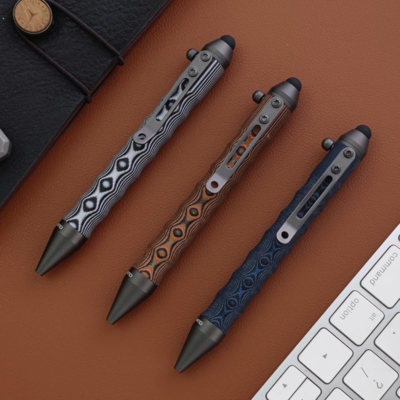 Cool Hand 4.5'' G10 Bolt Action Pens, EDC Ballpoint Ink Refillable