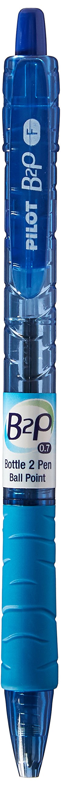 Pilot B2P - Bottle to Pen - Retractable Ball Point Pens Made from Recycled Bottles, Dozen Box, Fine