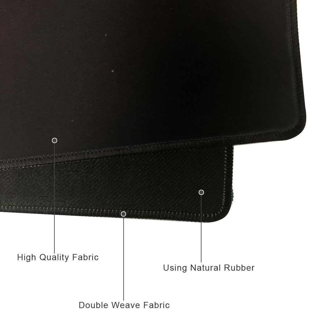 Cmhoo XXL Professional Large Mouse Pad & Computer Game Mouse Mat (35.4x15.7x0.1IN, 90x40 sky001)